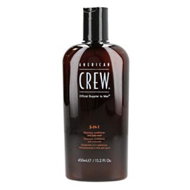 American Crew: Champú, acondicionador y gel de baño 3 en 1, 15.2 onzas (paquete de 2)
