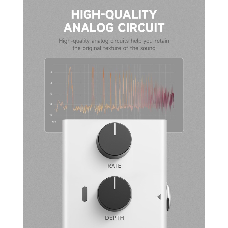 Donner EMBARK 04 Chorus Guitar Pedal, DIY Shell, Electric Guitar,