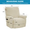 MIFXIN Recliner Cover Stretch Reclining Chair Sofa Slipcover 4 Piece