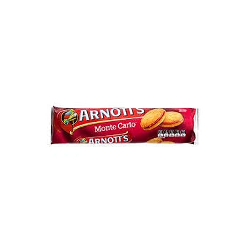 Arnott's Monte Carlo Jam & Cream Biscuits 250g