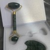 Énara Jade Roller & Gua Sha Set Dark Green –