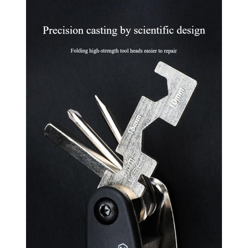 DeepCrush 16 in 1 Bicycle Multitool Bike Tools Kit with