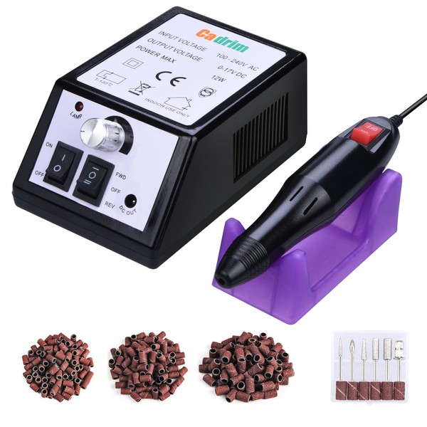 Electric Nail Milling Machine, Electric Nail File Set, Electric Manicure / Pedicure, for Nail Studio, Personal DIY Manicure
