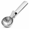 Stainless Steel Ice Cream Scoop with Trigger – Dual-Purpose Fruit