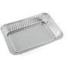 Broilmann Small 7-1/2''x5'' Aluminum Drip Pans, Grill Trays Replacement for
