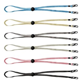 Strap, Mask, Wrap, Cord, Auxiliary Band, Anti-Lost, Multifunctional Face Shield, Adjustable, Removable Hanging Ear Strap, For Adults and Kids, Against Strong Winds, 6 Pieces
