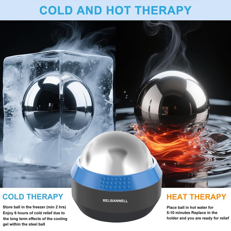 Cold Massage Roller Ball - Cold&Heat Relief - Tight and