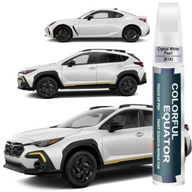 Crystal White Pearl(K1X) Touch Up Paint Compatible with SUBARU, Car Paint Pen Scratch Repair Two-In-One Touch Up Paint, Premium Car Scratch Remover for Deep Scratches