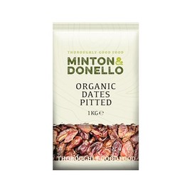Minton & Donello - Organic Pitted Dates, Naturally Sweet, Great for Baking, Bulk Pack, 1kg