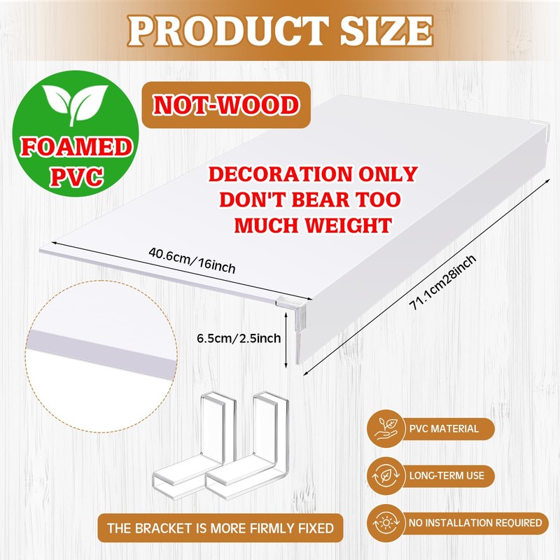 Hoolerry 5 Pcs Wire Shelf Covers Foamed PVC Wire Rack