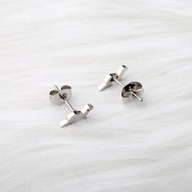 OKEYCH Ferret Lover Gift Ferret Shaped Stud Earrings Ferret Jewelry Ferret Mom Gift Ferret Owner Gift Animal Lover Gift (ferret 2.0-E)