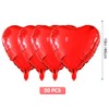 20PCS 46CM Heart Balloons Heart Foil Balloons Mylar Heart Balloons