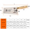 KSEIBI 281380 Narrow Bucket Brick Trowel Wooden Handle Square Tip