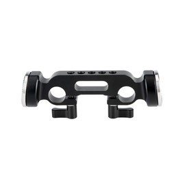 NICEYRIG 15mm Double Hole Rod Clamp with ARRI Standard Rosette Amant 15mm Rod Clamp Universal Fit for 15mm Rail Shoulder Support System DSLR Rigs DSLR Rigs-254