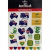 Souvenirs Australia Australia Summer 25 Piece Temporary Tattoos