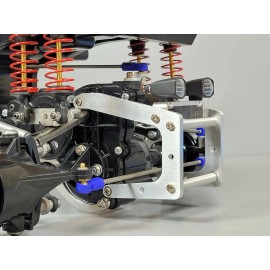Tamiya R/C 1/10 Clodbuster Bullhead Aluminum Front Axle Protection Bumper Mount