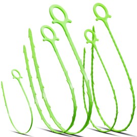 MUSMU Compatible con drenaje de pelo de serpiente con 5 paquetes de herramientas de limpieza para quitar obstrucciones (verde)