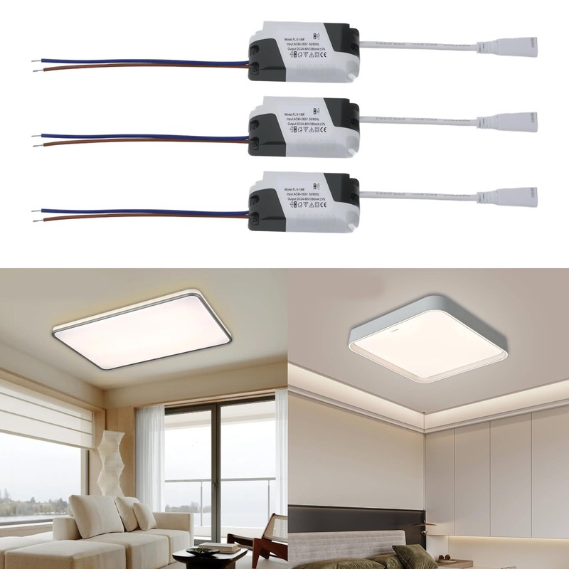 Micro Traders 4Pcs LED Panel Power Supply 8-18W Power Supply