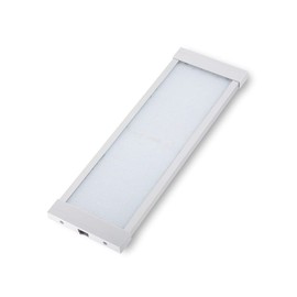 Raycharm RV & Boat Under-Cabinet Interior LED Light Fixture 18.1" x 5.9" Surface Mount, 6000K Cool-White Even Diffused Beam, High Light-Output Low Ampere Draw, 12V/24V DC, On/Off Rocker Switch, 1-Pack