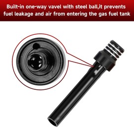 FVRITO Universal 40mm Gas Fuel Cap Replacement for Tao tao Coolster 125cc 110cc 90cc 70cc 50cc Chinese Kids ATV Kazuma Sunl Baja Loncin Vitacci Roketa Bmx Quad 4 Wheeler Parts with Vent Tube Hose