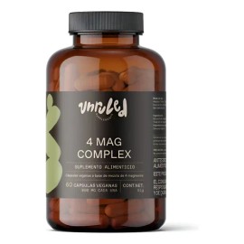 Magnesio Unruled Mag Complex Sueño Relajación Muscular Cápsulas Veganas