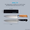 Messermeister 8” Chef’s Edge-Guard, Black - Fashionable & Functional Knife