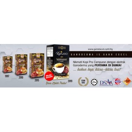 Gano Excel Ganocafe 3in1 Coffee 5 Box 75 Sac