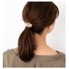 JewelVOX Pony Hook, Hair Accessories, Women's, Popular, Leaf, Metal (Silver)