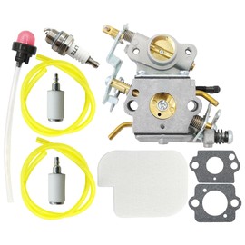 P3314 Carburetor C1M-W26 for Poulan with Air Filter 530057925 Fuel Line Filter Tune-up Kit P3416 P3816 P4018 PP3416 PP3516 PP3816 PP4018 PPB3416 PPB4018 PPB4218 S1970 Power Gas Chainsaw Carb