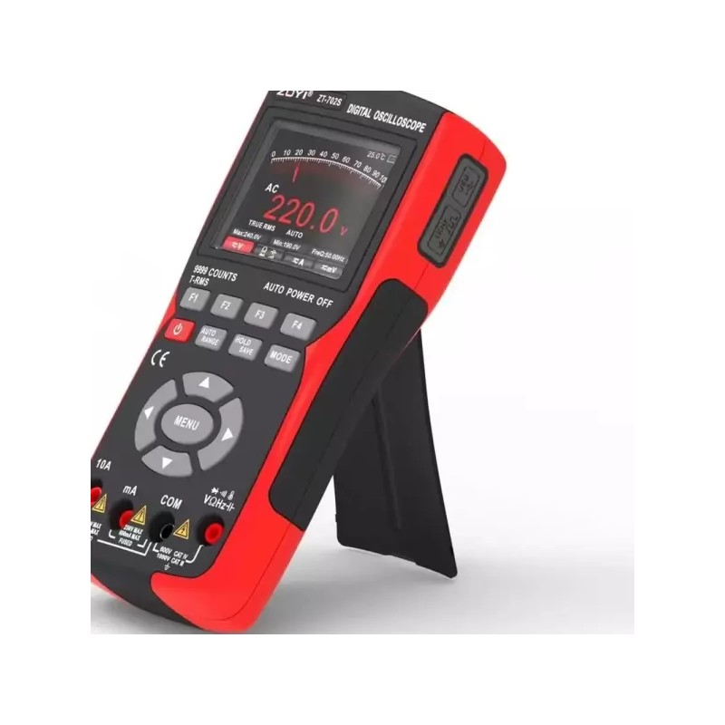 ZOYI 6채널 오실로스코프 ZOYI 멀티미터 디지털 ZT-702S 64KBYTE IN 휴대