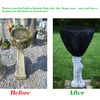BOSKING Bird Bath Cover for Winter, 420D Polyester Outdoor Waterproof