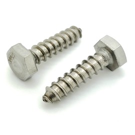 25 Qty 1/4" x 1" 304 Stainless Steel Hex Lag Bolt Screws (BCP1173)