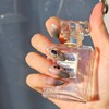 Black Diamond Handmade Nail Tips - Ballerina M / 블랙