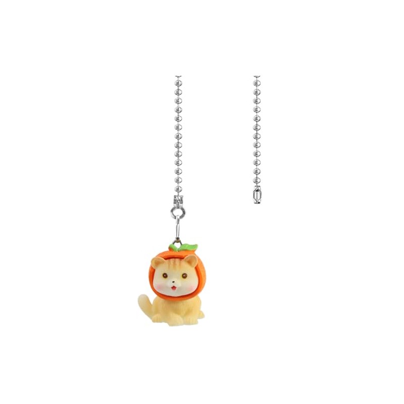 Ceiling Fan Pull Chain Set, 12 Inch Cute Cat Ceiling