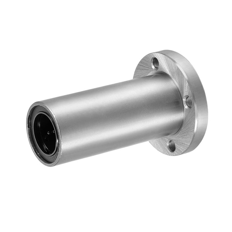 sourcing map 1pc LM20UU Extra Long Round Flange Linear Ball