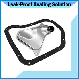 31728AA180 CVT Transmission Oil Pan Gasket & Filter Kit | Compatible with 2015-2019 Subaru Impreza Outback Forester Legacy XV Crosstrek Fits FB20, FB25, FA20, Series Engine Models/Durable Metal Silver