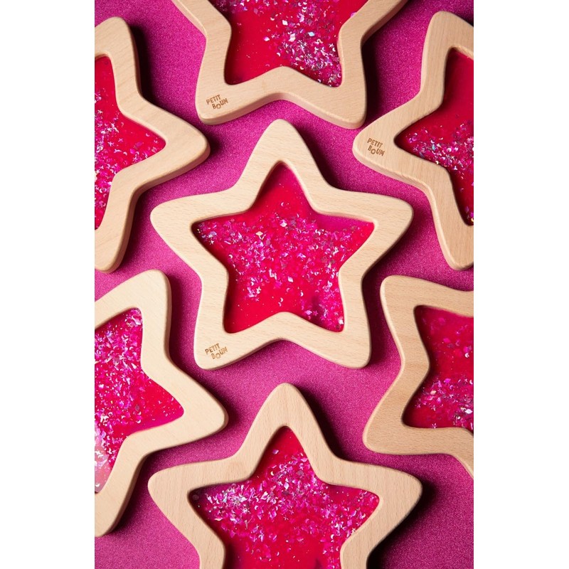 PETIT BOUM Flow Star Nebula Sensory Star, pink, Modern