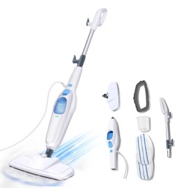Multipurpose Steam Mop 1500W Electric Floor Cleaner Hot Steam Cleaner Handheld Handheld Cleaning Machines Convenient Detachable For Cleaning Laminate Hardwood Marble Tile Floor Carpet