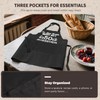 Bafiwu Funny BBQ Apron for Men, Cooking Apron Black, Gift