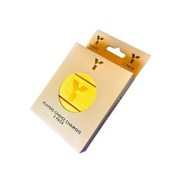 Y1 Hockey, Chamois Hockey Stick Grip Yellow, 3 Grips, Super Soft Chamois Leather Cloth, Comfortable Grip Hockey Stick Tape in Wet Conditions, Double-Sided, Great Value