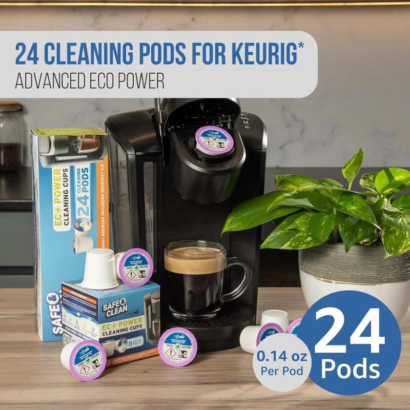 Caffenu Keurig Cleaning Pods 2.4Oz Pack Of 1 For Better