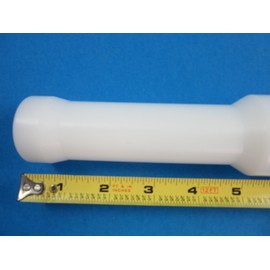12" SOLID Industial grade Nylon Meat Grinder Stomper Pusher for small electric meat grinder Fits LEM Cabelas etc. STRAIGHT POST STOMPER 1 7/8" diameter
