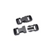 BAIWOAK Quick Release Buckles 15mm/20mm/25mm/32mm/38mm/50mm, Double Adjustable Plastic Buckle Clips