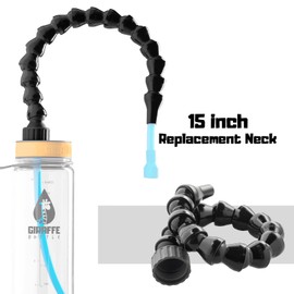 Giraffe Bottle Kit de iniciación Tower XL: cuello modular de 38 cm, tubo de bebida, válvula de mordida, cepillo de limpieza