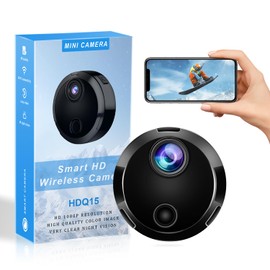 AYURI Cameras -Surveillance Camera with Motion Detection and Night Vision -WiFi Wireless Camera -1080P Indoor Camera -Nanny Cam -Mini Camera -WiFi Cameras for Pet/Baby/Nanny with App-Q15LB135