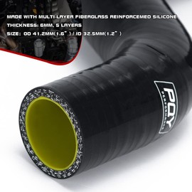 PQYRACING - Manguera de Silicona para radiador K20-K24 Swap EG EK CRX EF Sol Integra Civic