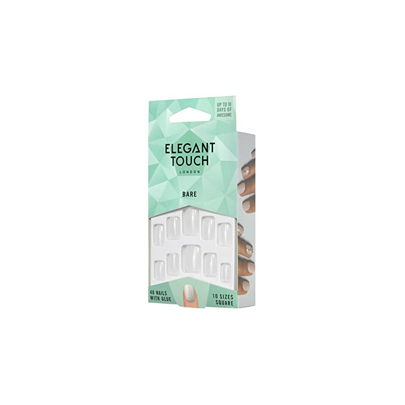 Elegant Touch Bare Nails Square