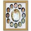 Northland School-Years Picture Frame - Oval Collage - Holds Twelve