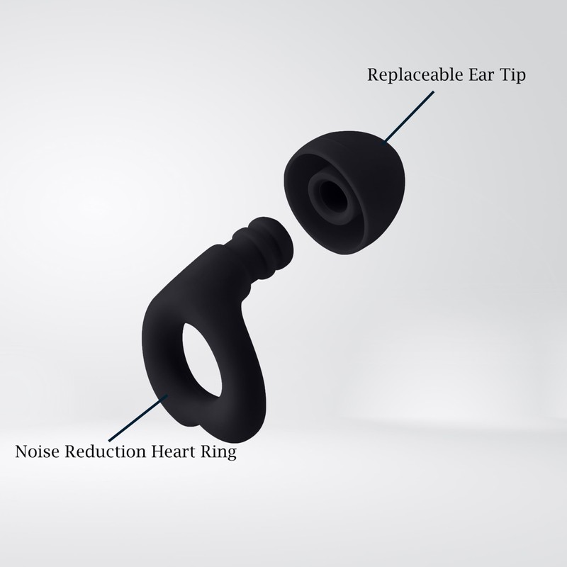 Kreeqe Heart Ear Plugs – Super Soft, Reusable Hearing Protection