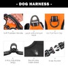 PHOEPET Arnés reflectante para perro, para razas grandes, ajustable, sin